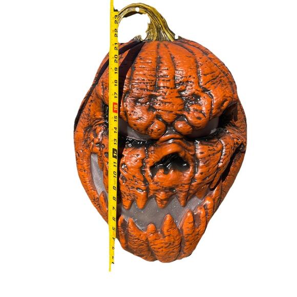 Rotten Patch Halloween Huge 25 In Pumpkin Light Up LED Jack O Lantern New - Picture 7 of 9
